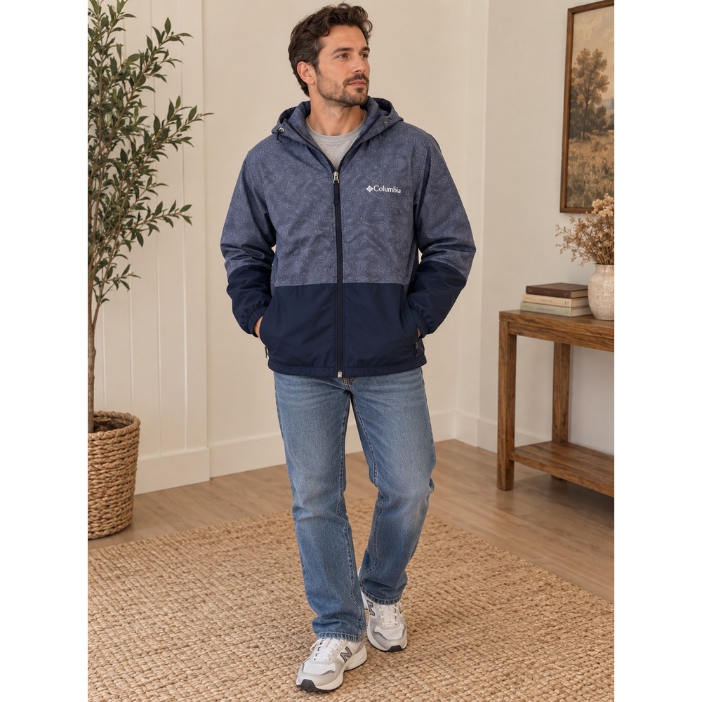 Columbia Men's Roan Mountain Rain Jacket  – Size L